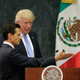 Donald Trump and Mexico’s president Enrique Pena Nieto arrive for a press conference at the Los Pinos residence in Mexico City, Mexico, August 31, 2016.